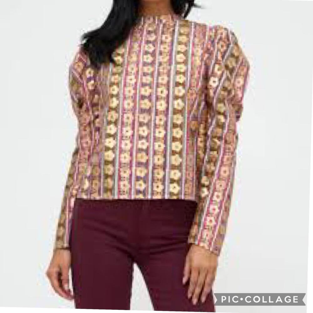 Oliphant Multicolor Patterned Blouse